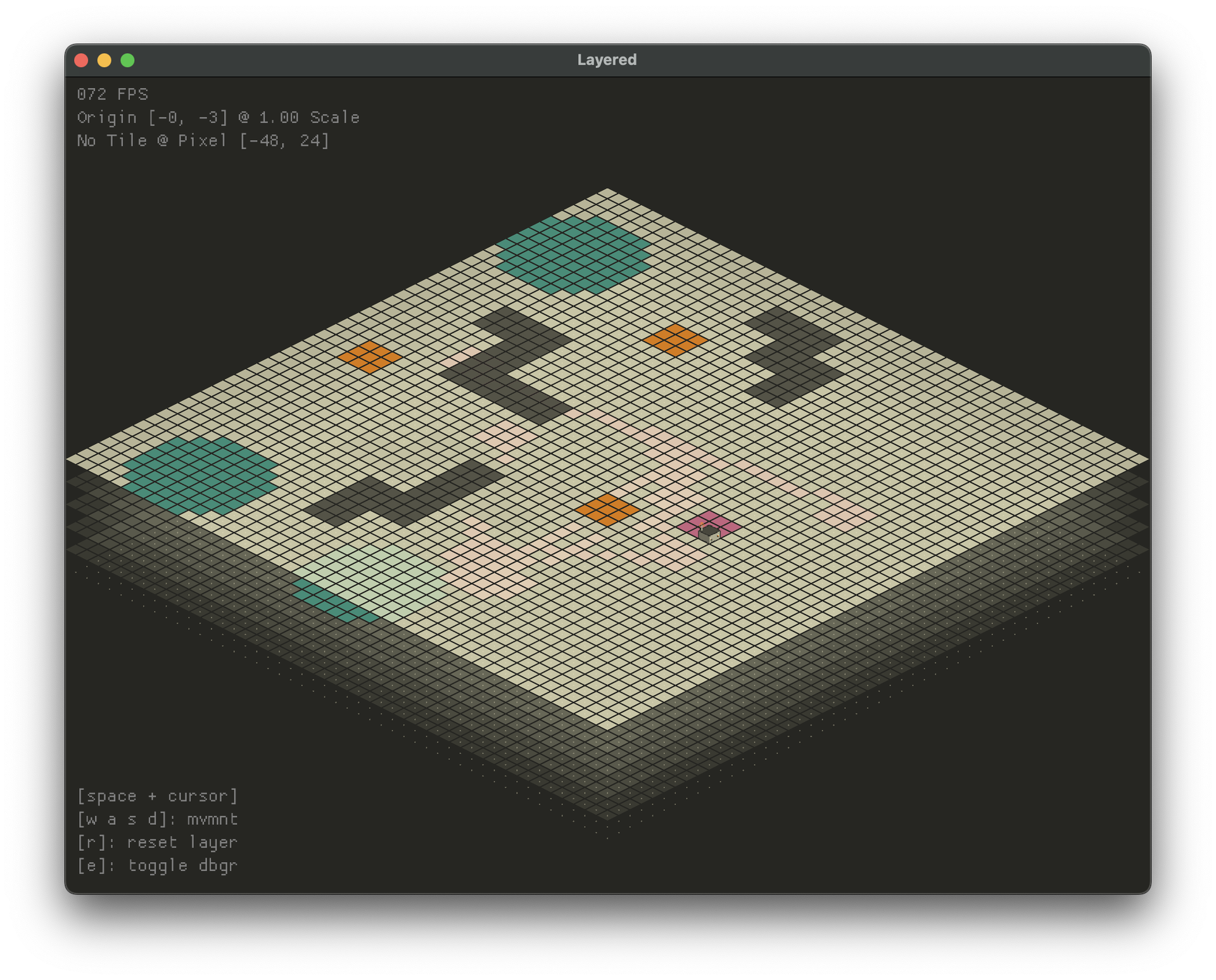 Picture of the Layered level rendered from the previous 16x16 image
